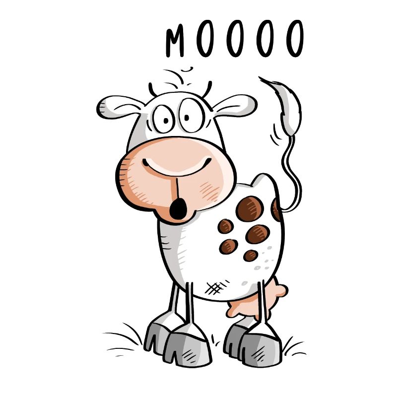 Mooo Kuh Comic - Kühe
