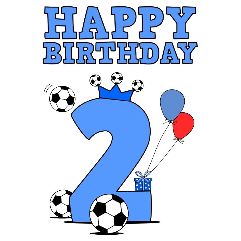 Joyeux anniversaire 2e anniversaire pour garçon