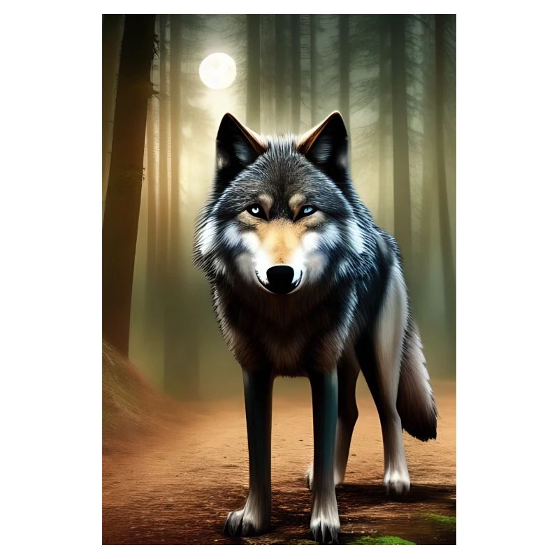 Wolf in the forest
