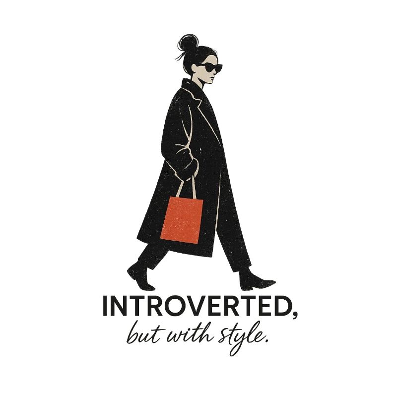 Introverti, mais avec du style.