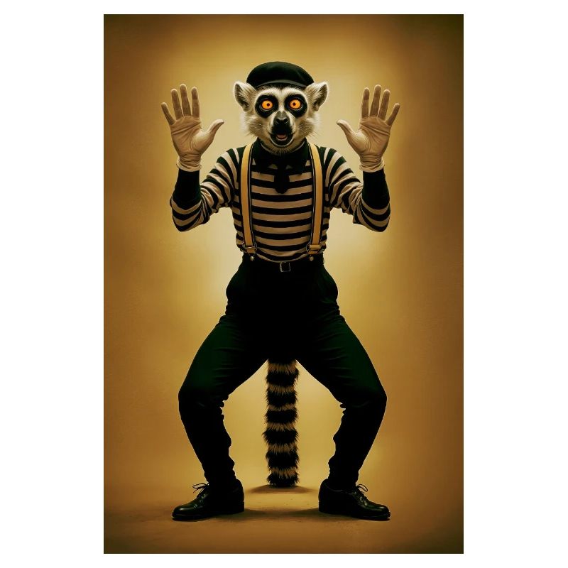 Lemur Humanoid Mime