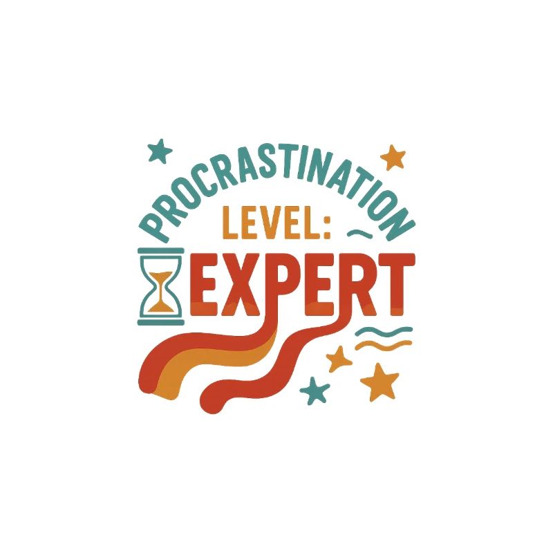 Niveau de procrastination Graphique de motivation de l’expert