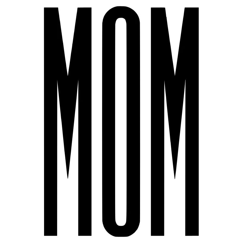 Typographie moderne pour les mamans et les mamans