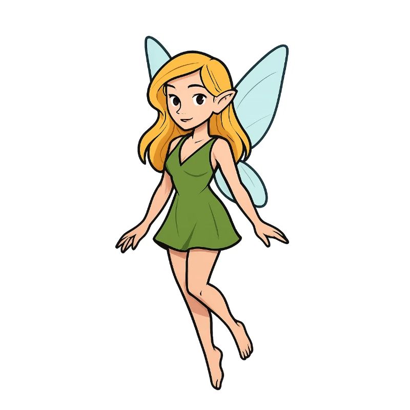 Green-clad forest elf