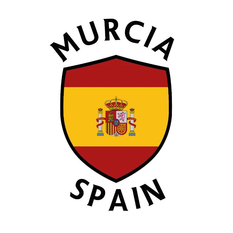 Bouclier de Murcie sous drapeau espagnol