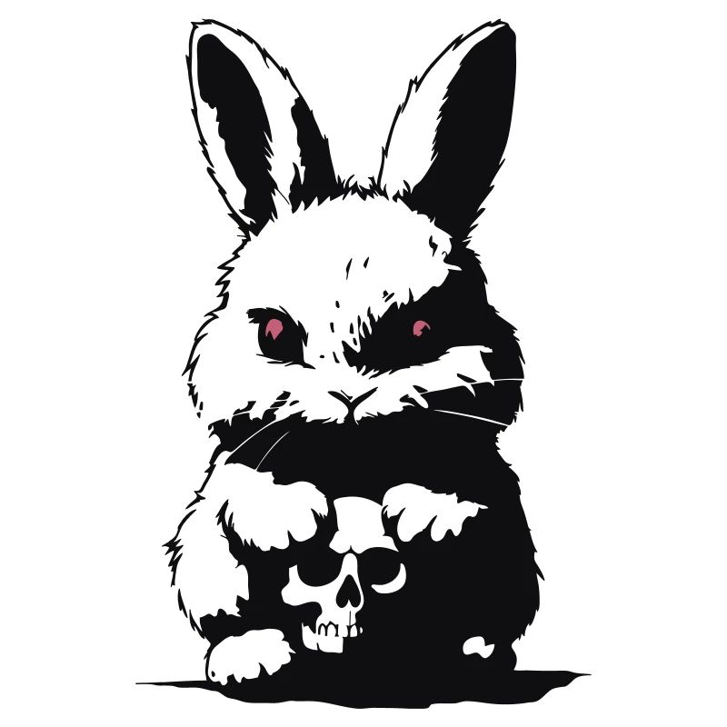 Grumpy bunny