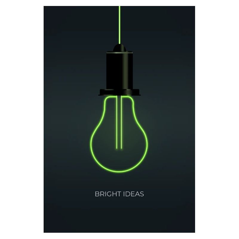 Bright Ideas – Neon Glühbirne Design