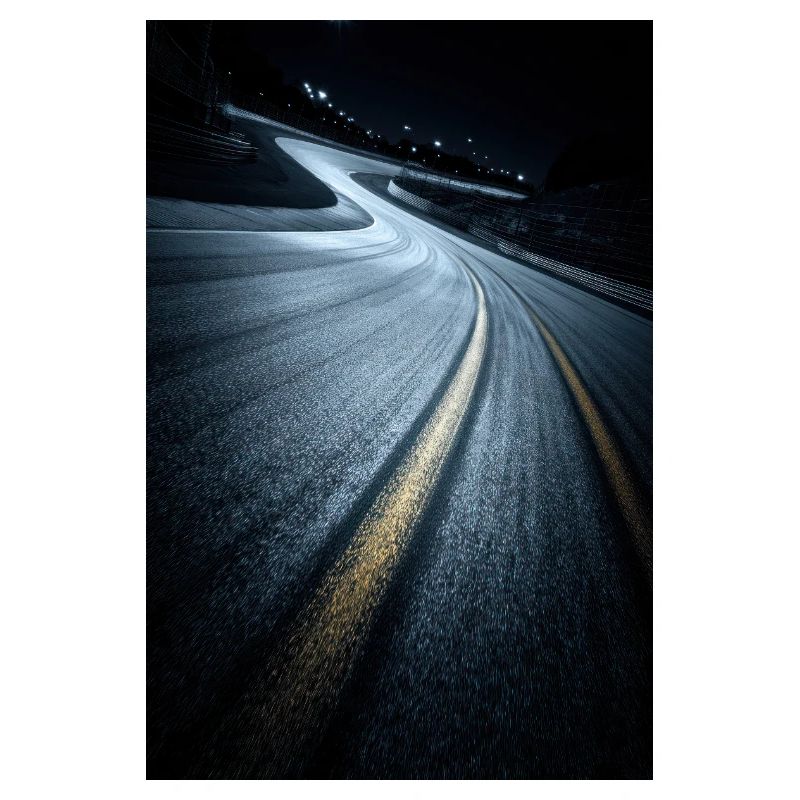 Courbe de course nocturne