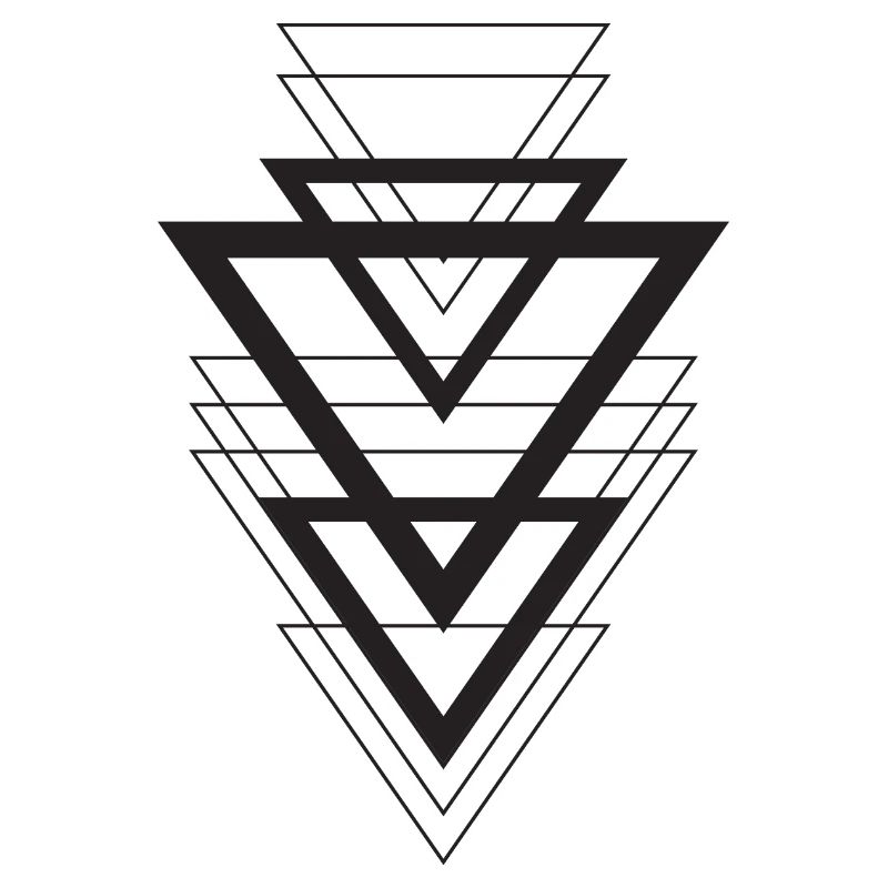 Geometric Triangle Overlay