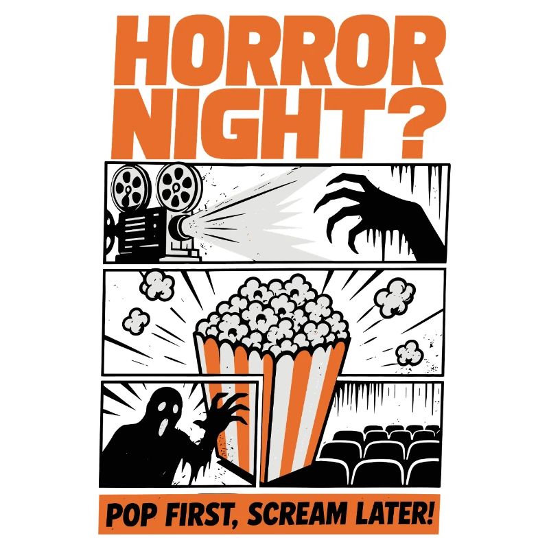 Conception de popcorn pour la Nuit d’Horreur