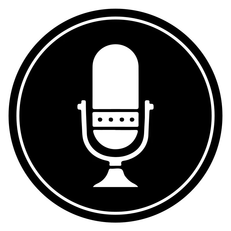 Podcast Mikrofon Symbol
