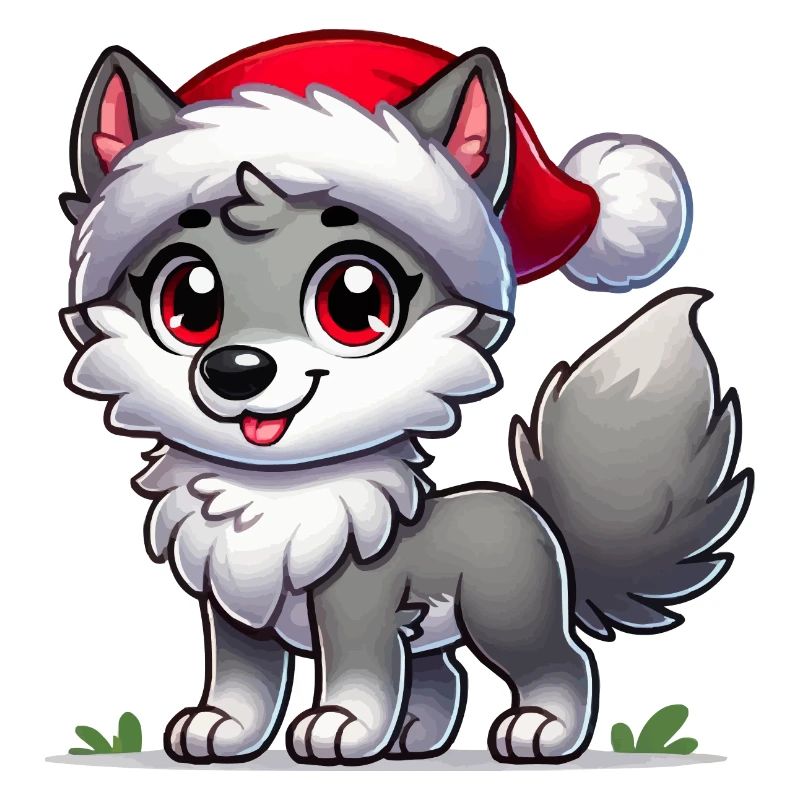 Loup Joyeux Noël