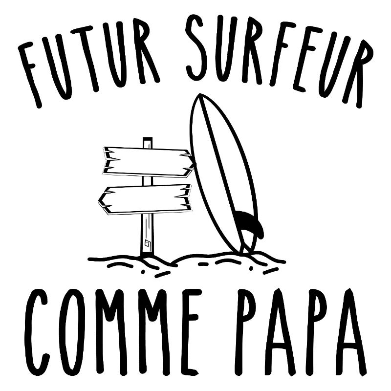 futur surfeur comme papa