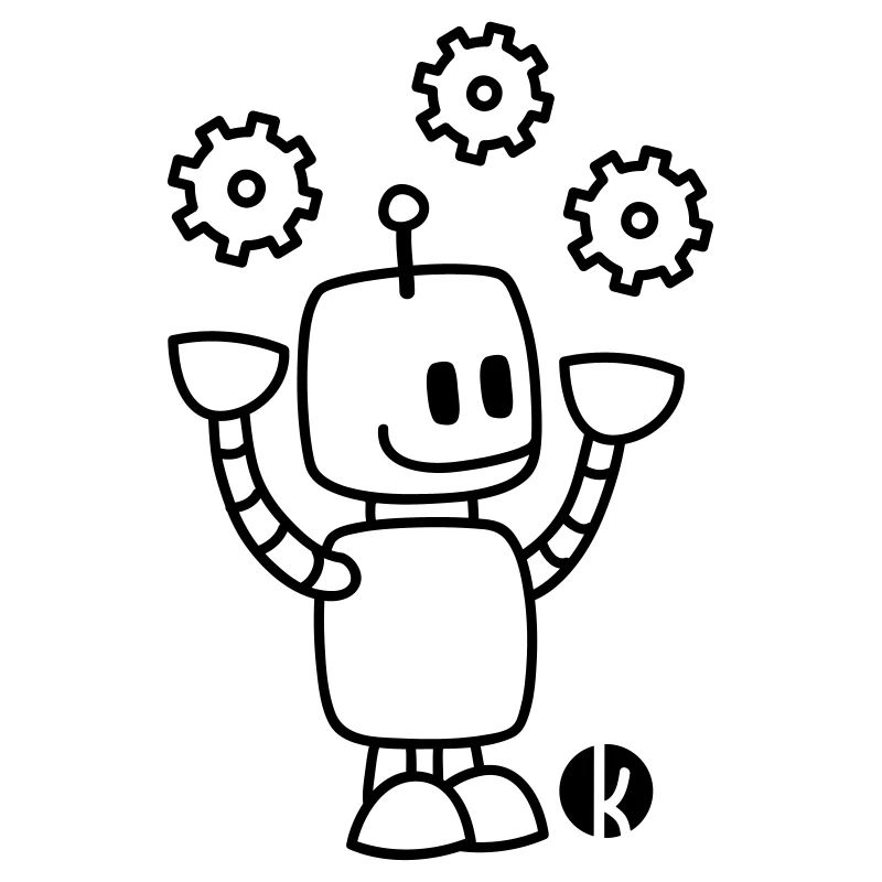 Happy Juggling Robot