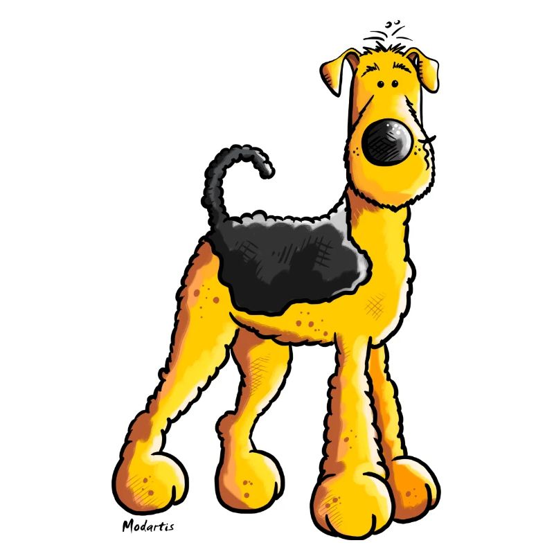 Süßer Airedale Terrier