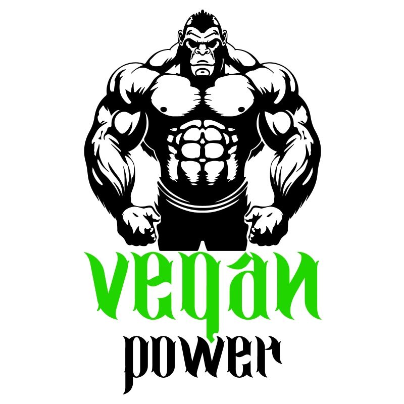 Gorilla Bodybuilder Végétalien
