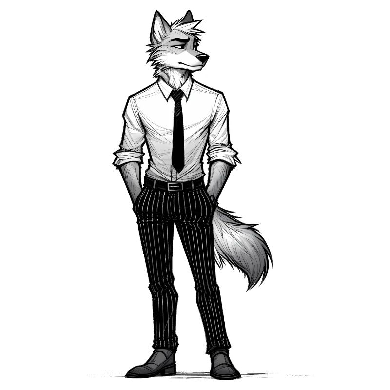 Dapper Wolf : Bête d’affaires décontractée