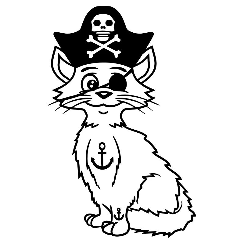 Mignon Pirate Chats Buccaneer Oeil Patch Chapeau Costume