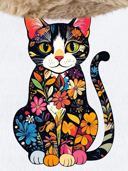 Blütenkatze Farbexplosion