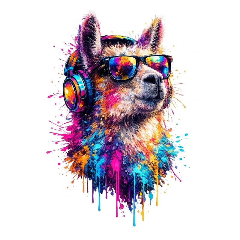 Llama Pop Art