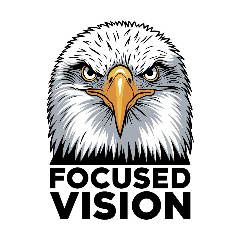 Citation inspirante de la vision d’un aigle concentré