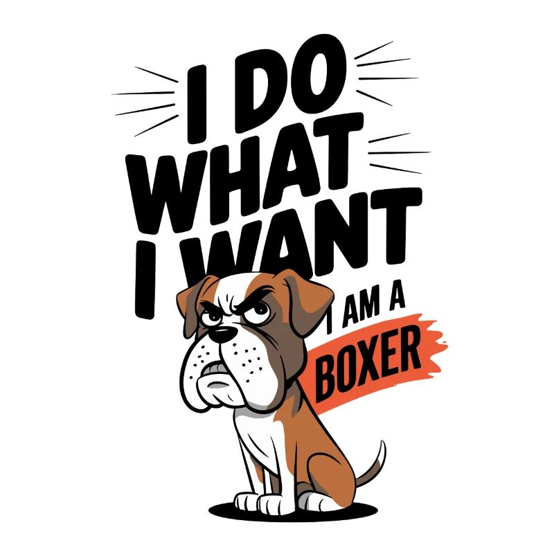 I Do What I Want I Am A Boxer Hund