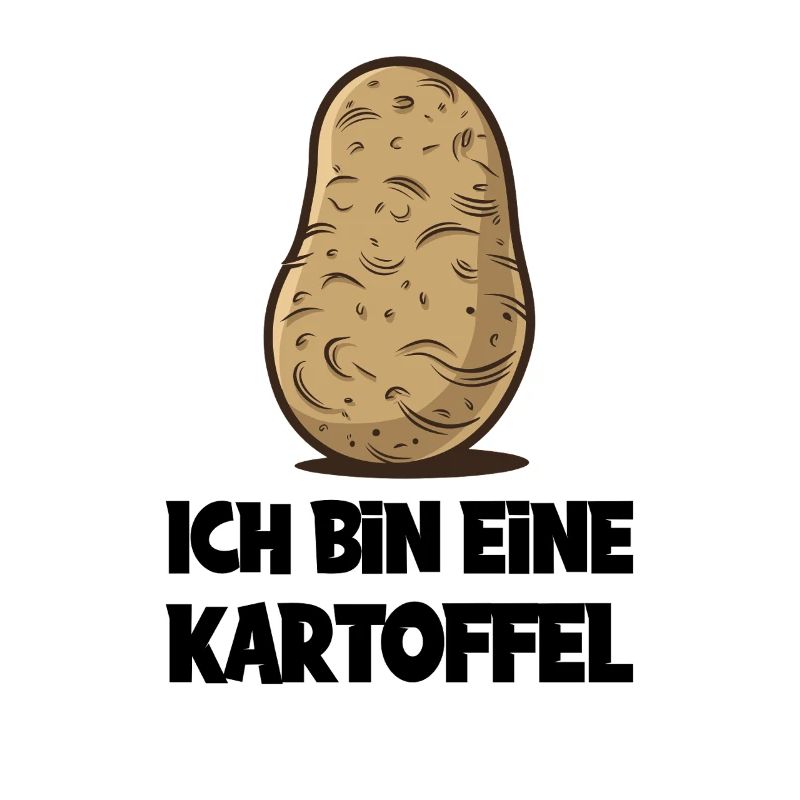 Potato Cartoon Illustration Funny Graphic