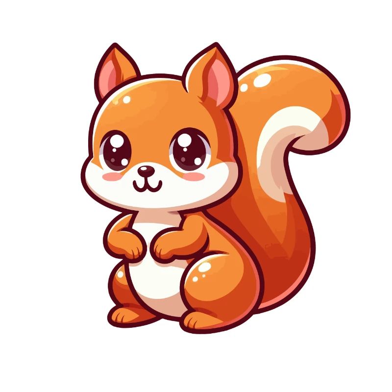 Kawaii Eichhörnchen