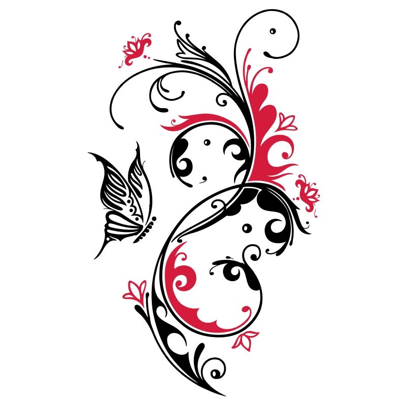 Blumen Schmetterling Floral