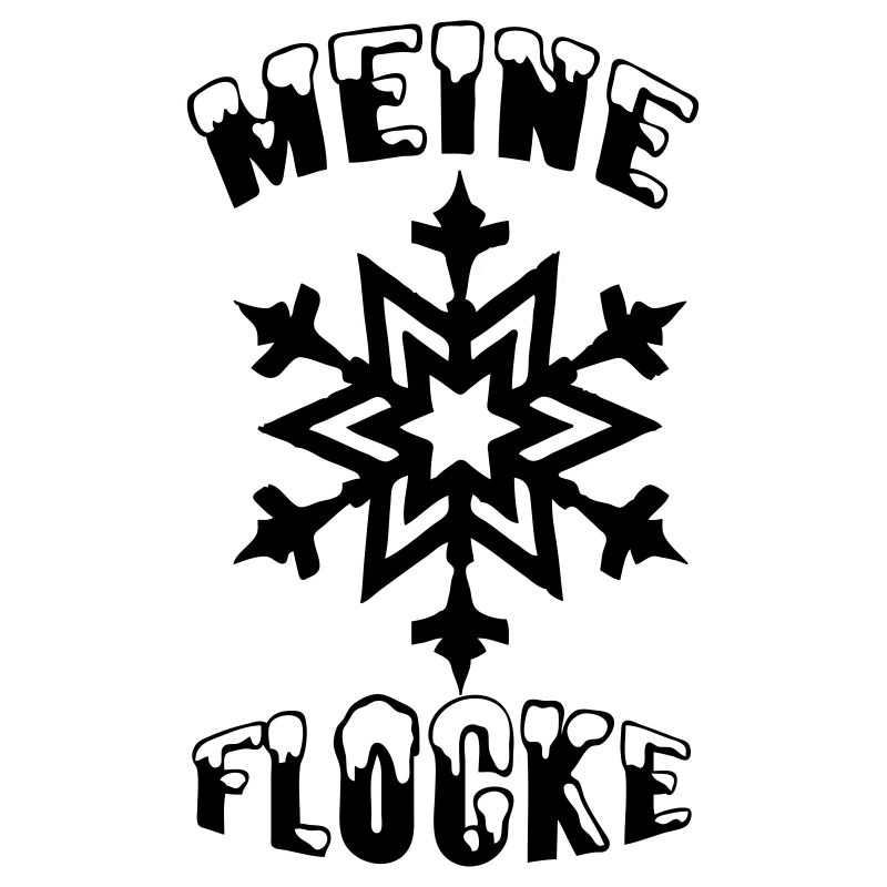 Meine Flocke Schnee Winter Liebe Geschenk