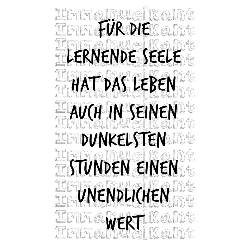Lernende Immanuel Kant Zitat Spruch Geschenk Idee