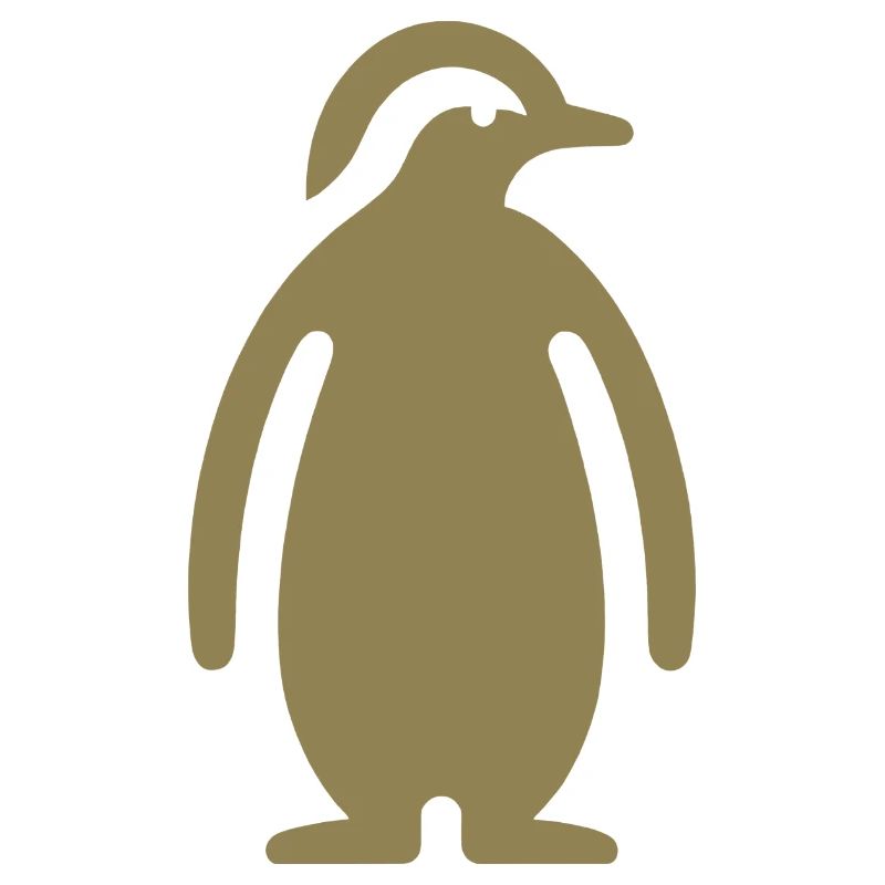 Pinguin Silhouette Elegantes Design