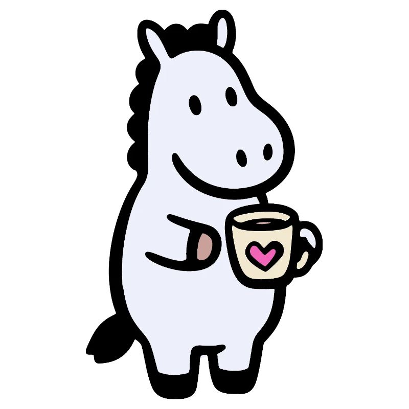 HerzHippo Kaffee Begleiter