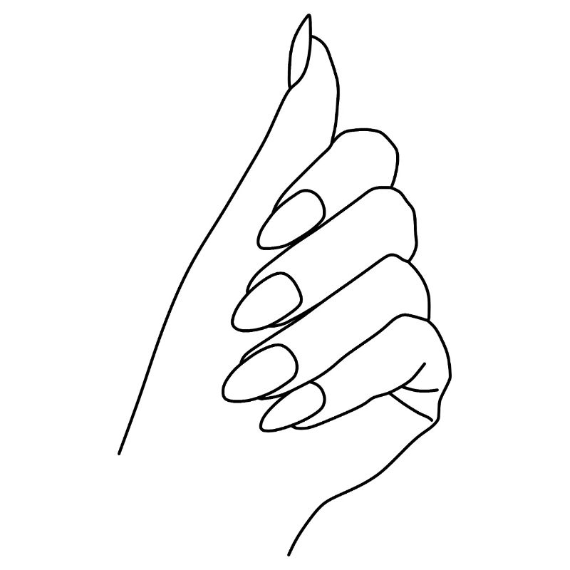 hand outline