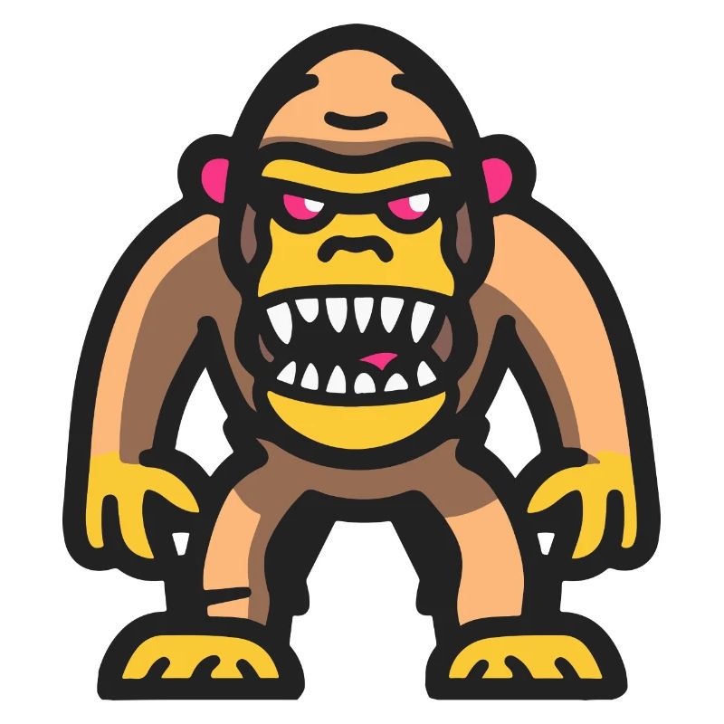 Gorilla Halloween Comic Zombie