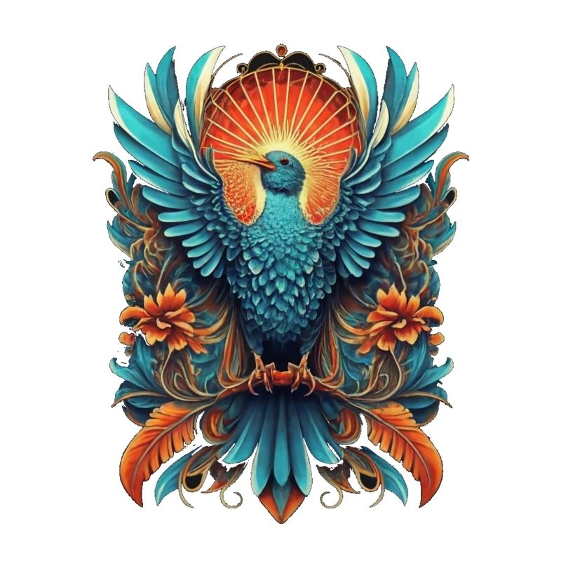Bunter Paradiesvogel