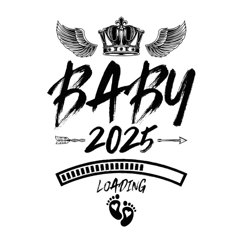 Baby 2025 Loading Spruch