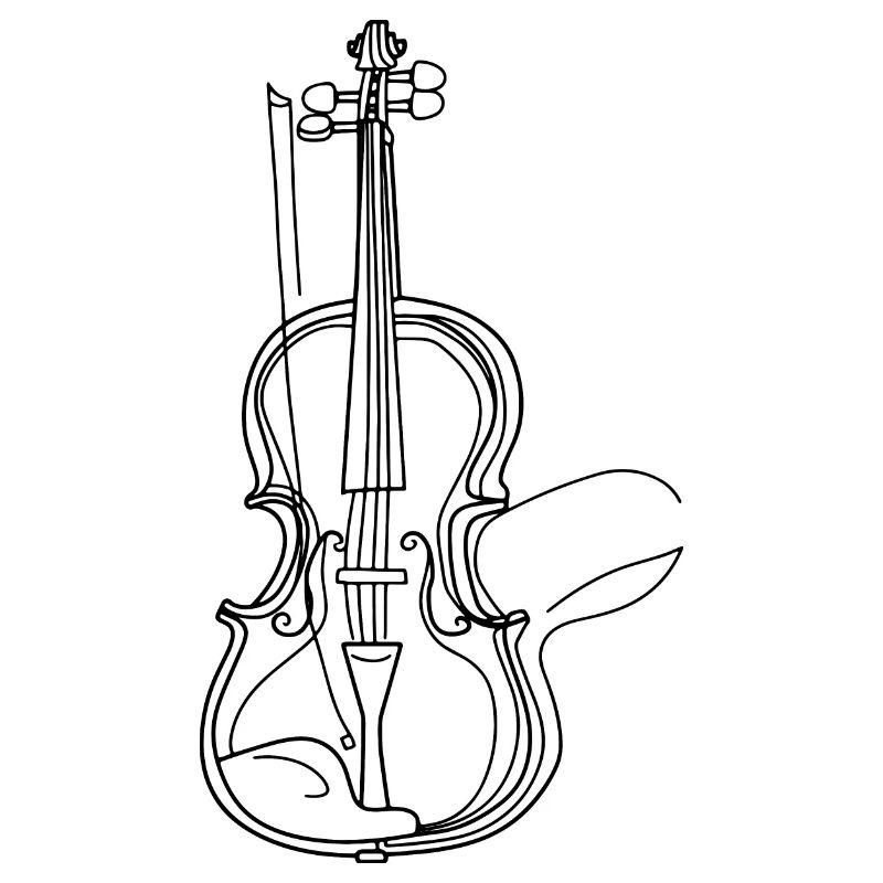 Dessin de violon