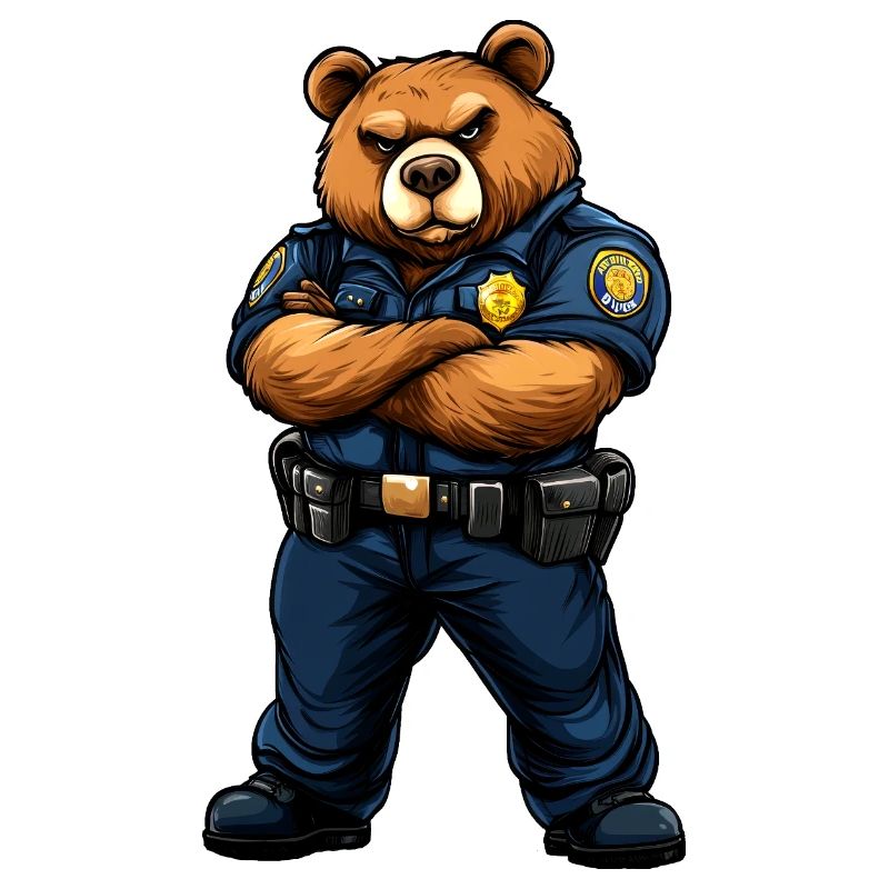 Bären Polizei - Braunbär