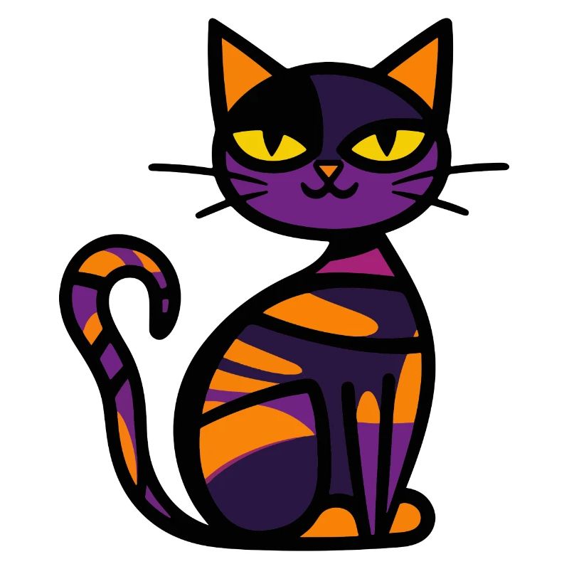 Chat Halloween Bande dessinée Chat