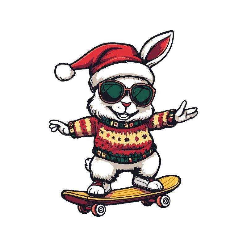 Lapin Noël Drôle