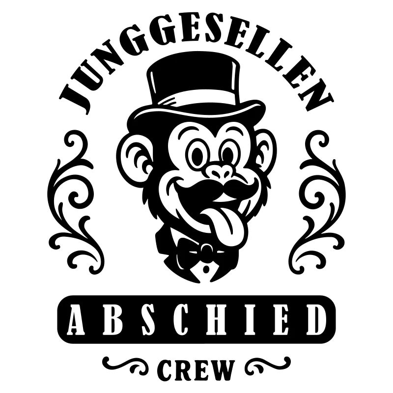 Junggesellen Abschied Party Affe