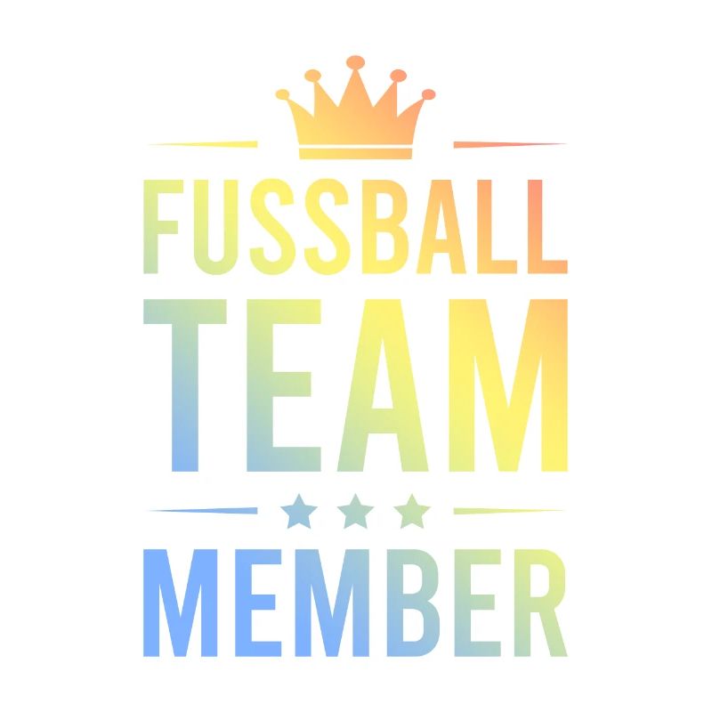 Fussball Team Bunt