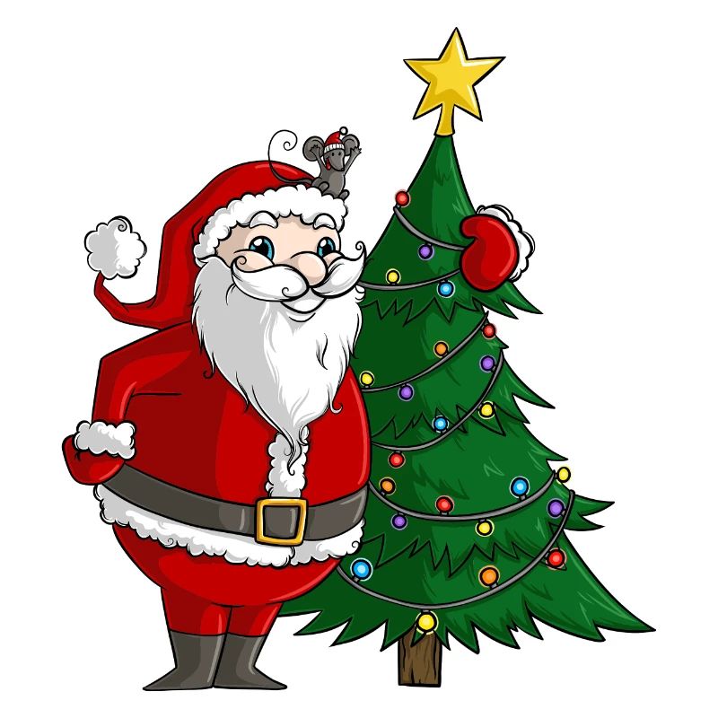 Niedlicher Comic Weihnachtsmann