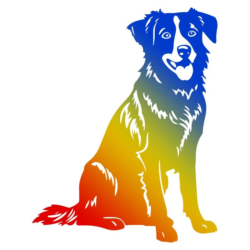 Australian Shepherd Hund Bunt