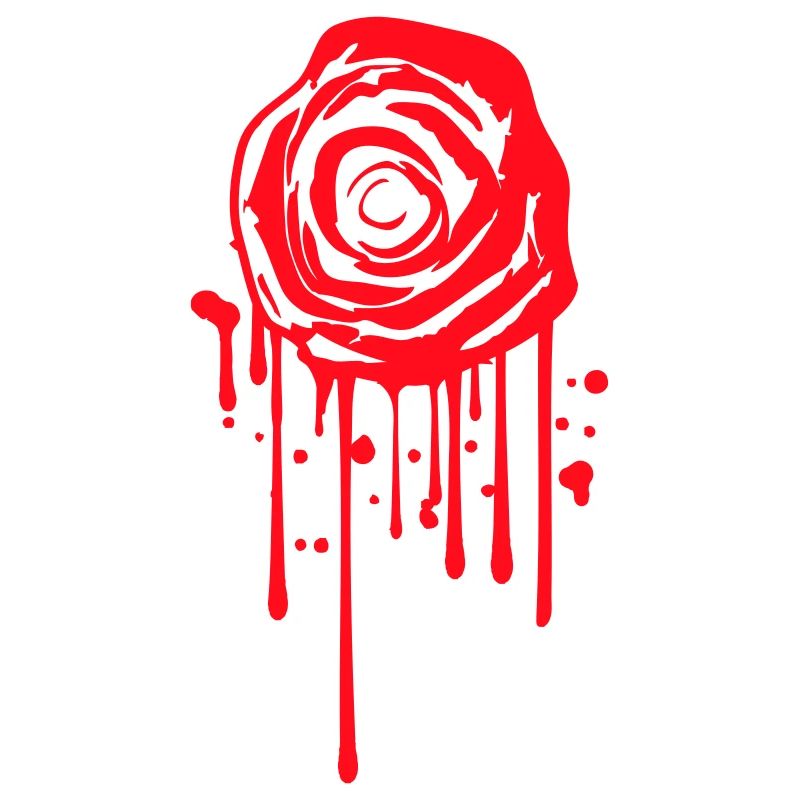 Rose Blossom Graffiti Drop Rose Romantic