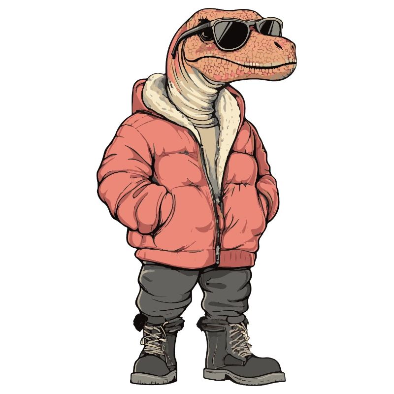 Dinosaurier brontosaurus Cool Winter