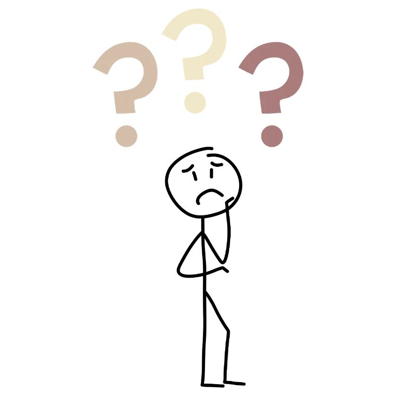Trois points d’interrogation – Un design mystérieux minimal