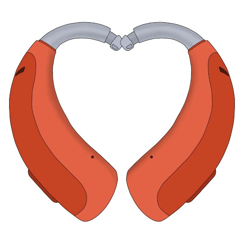Heart Shaped Hearing Aid