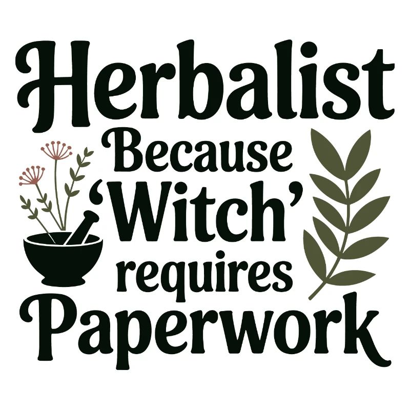 Herbalist Because Witch Requires Paperwork